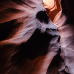 Indian chief head in Lower Antelope Canyon